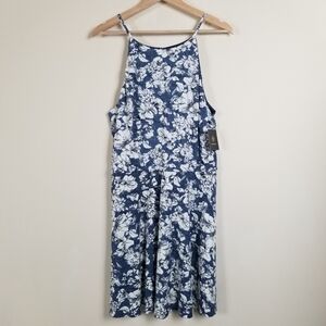 Fortune & Ivy Stitch Fix Fit N Flare Dress Halter Neckline XXL Runs Small NWT